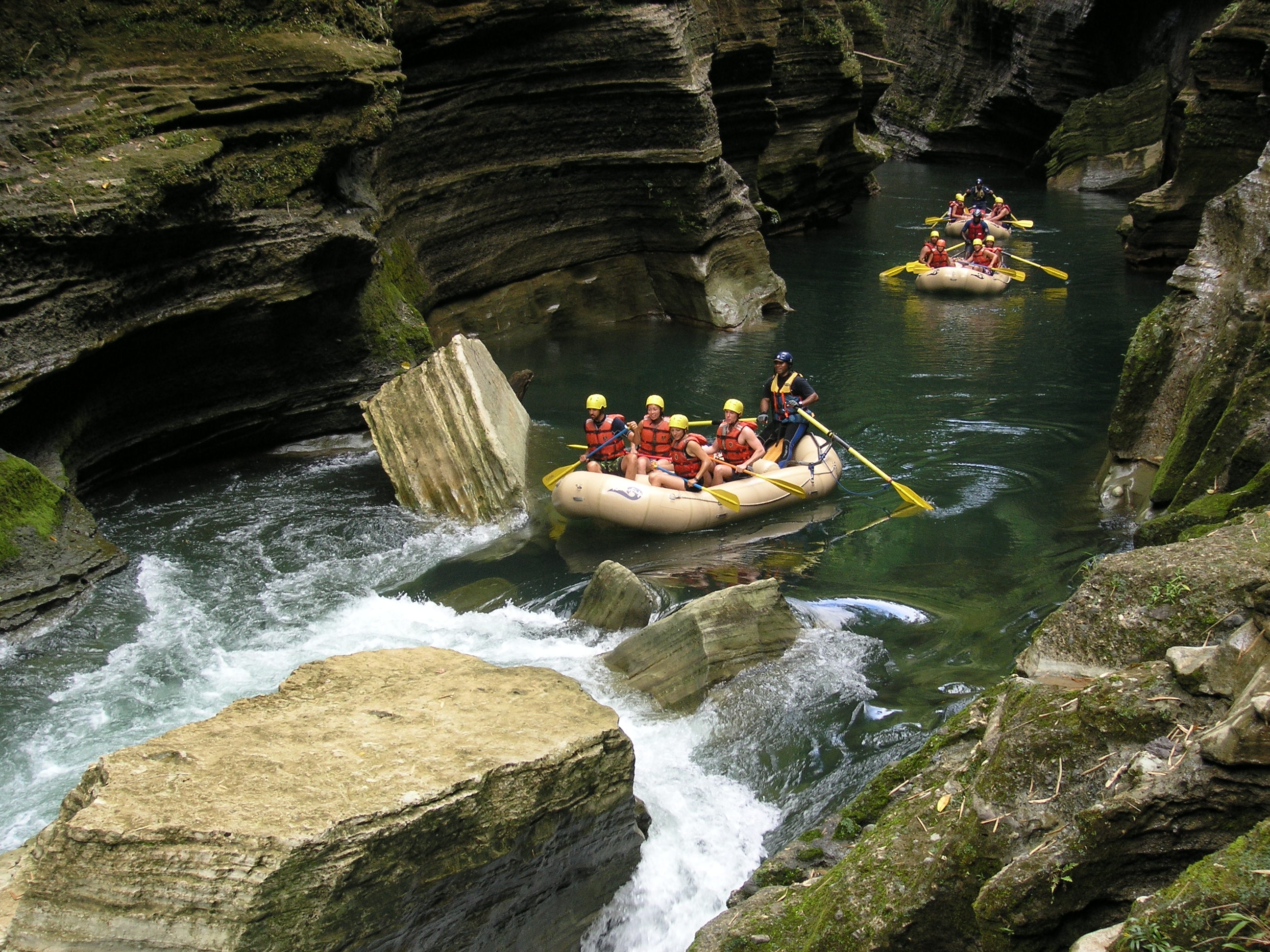 River and tropical landscape in Fiji